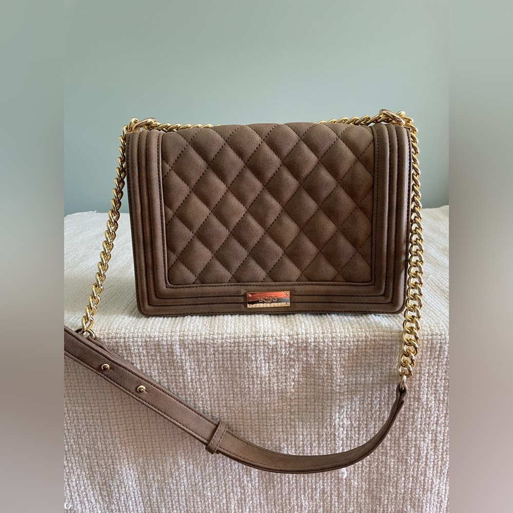 BCBG tan bag